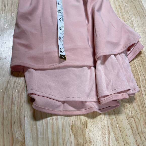 Mac Duggal NWT Beaded Drop Shoulder Jersey Gown Rose Pink Size 10 Rhinestone - Picture 10 of 10